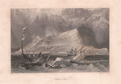 Inghilterra, Gibilterra, Gibaltar, 1832