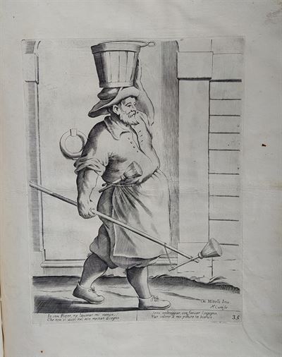 Mitelli Giuseppe Maria, Arti e Mestieri per la via, Imbianchino, 1660