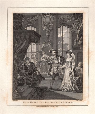 Hogarth William (1697-1764), King Henry the Eigth e Anna Bullen, 1808